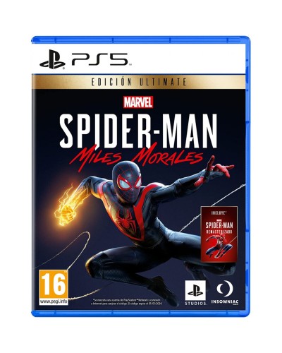 Jeu vidéo PlayStation 5 Sony MARVEL SPIDERMAN MILES MORALES ULT ED