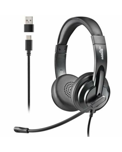 Auriculares NGS VOX605USBC Negro