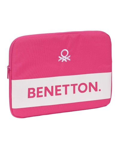 Housse d'ordinateur portable Benetton Raspberry Fuchsia (34 x 25 x 2 cm)