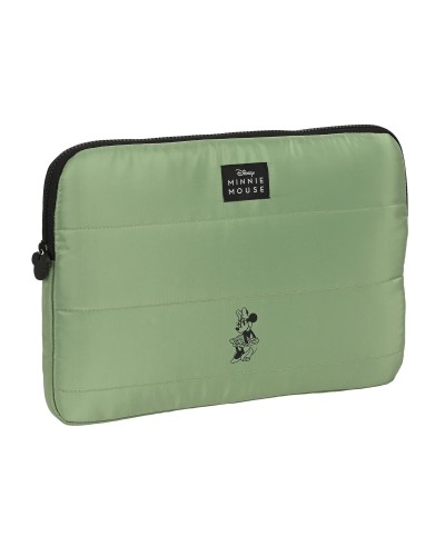 Laptophoes Minnie Mouse Mint shadow Militair groen 34 x 25 x 2 cm