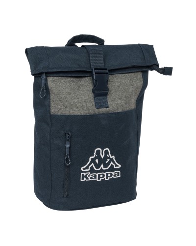 Mochila para Portátil Kappa Dark navy Gris Azul marino 28 x 42 x 13 cm