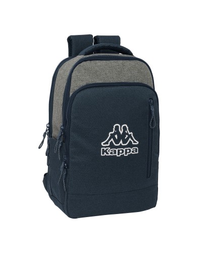Laptop Backpack Kappa Dark Navi Grey Navy Blue 29 x 44 x 15 cm
