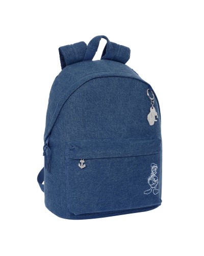 Kannettavan reppu Donald Denim Sininen 31 x 41 x 16 cm