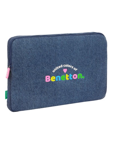 Laptop Cover Benetton Denim Blue 15,6'' 39,5 x 27,5 x 3,5 cm