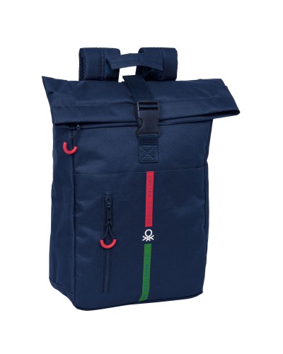 Laptop Backpack Benetton Italy Navy Blue 28 x 42 x 13 cm