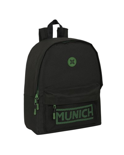 Kannettavan reppu Munich Caviar Musta 31 x 40 x 16 cm