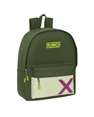 Zaino per Portatile Munich Bright Khaki Verde 31 x 40 x 16 cm