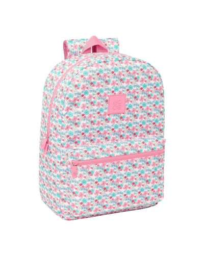 Laptop Backpack Moos Flores Multicolour 32 x 43 x 14 cm