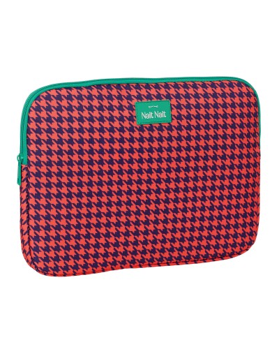 Housse d'ordinateur portable Nait Nait Pata de gallo coral Corail 34 x 25 x 2 cm