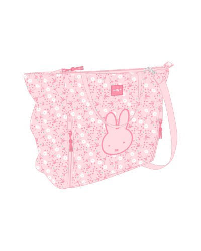 Laptop Case Miffy Flores 40 x 31 x 17 cm