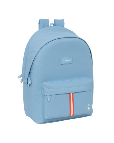 Rucksack for Laptop and Tablet with USB Output El Ganso Basics Blue