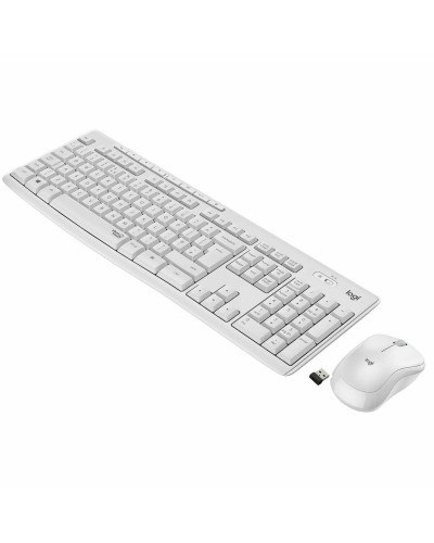 Tastiera Logitech 920-009823 Bianco Qwerty in Spagnolo QWERTY Qwerty UK