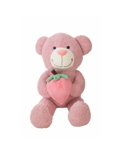 Giant Strawberry Plush Bear 110cm - Soft and Cuddly
