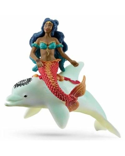 Set med vilda djur Schleich Isabelle on Dolphin