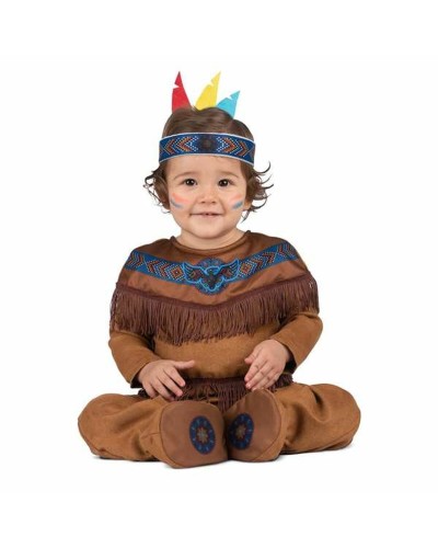 Kostuums voor Baby's My Other Me Bruin nativo americano 2 Onderdelen