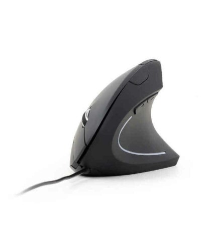 Mouse with Cable and Optical Sensor GEMBIRD MUS-ERGO-01 3200 DPI Black