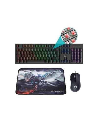 Keyboard with Gaming Mouse Hiditec PAC010026