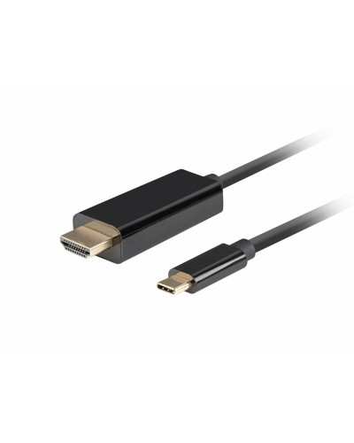 Cable USB-C a HDMI Lanberg CA-CMHD-10CU-0030-BK 3 m Negro