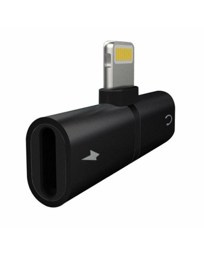 Cable Lightning Myway Splitter Negro (1 unidad)