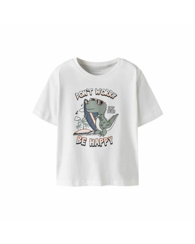 T-Shirt met Korte Mouwen voor kinderen Name It Nmmvagno Loose