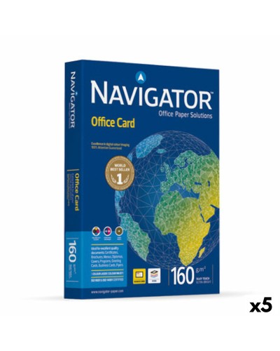 Painopaperi Navigator Office Card Valkoinen A4 (5 osaa)