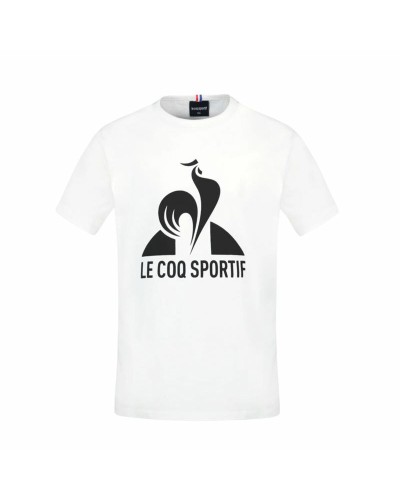 T-Shirt met Korte Mouwen voor kinderen Le coq sportif Ess N°1 Enfant New Wit