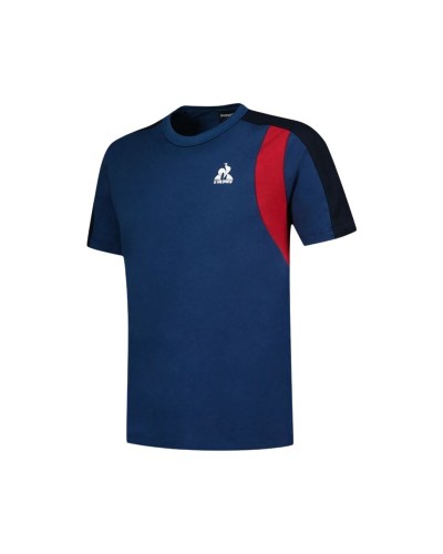 T shirt à manches courtes Enfant Le coq sportif Ess N°1 Enfant Noir Blue marine