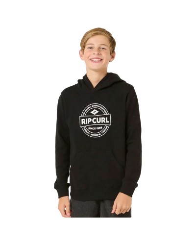 Children’s Hoodie Rip Curl Stapler Hood Black