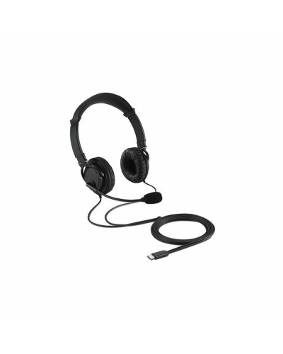 Auriculares con Micrófono Kensington Negro