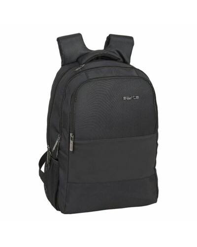 Rucksack for Laptop and Tablet with USB Output Safta 15,6'' Black 30 x 43 x 16 cm