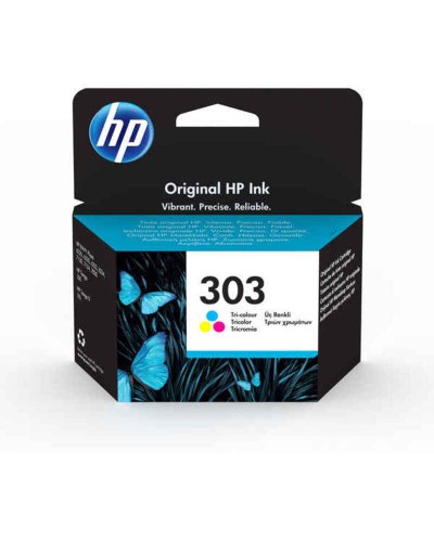 Cartouche d'encre originale HP 303 Tricolore Cyan/Magenta/Jaune
