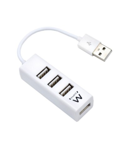 Hub USB Ewent EW1122 Blanco