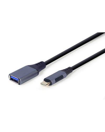 Kabel USB A naar USB-C GEMBIRD A-USB3C-OTGAF-01 Grijs