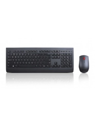 Keyboard and Wireless Mouse Lenovo 4X30H56823 Black Spanish Qwerty