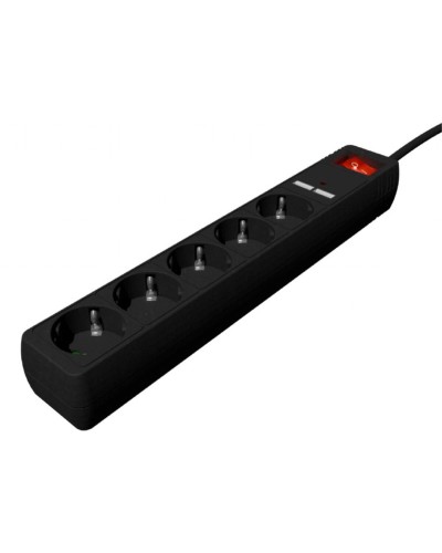 Power Strip - 5 Sockets GEMBIRD SPG5-U2-5-02