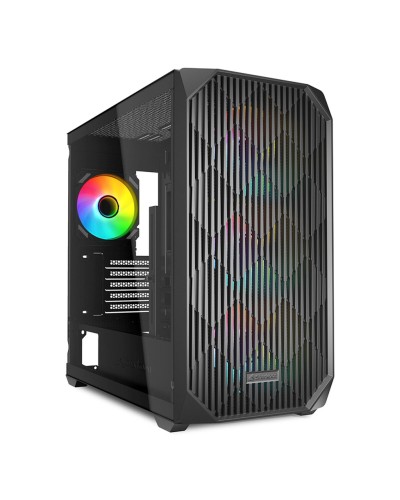 ATX Semi-Tower Gehäuse Sharkoon MK3 RGB Schwarz