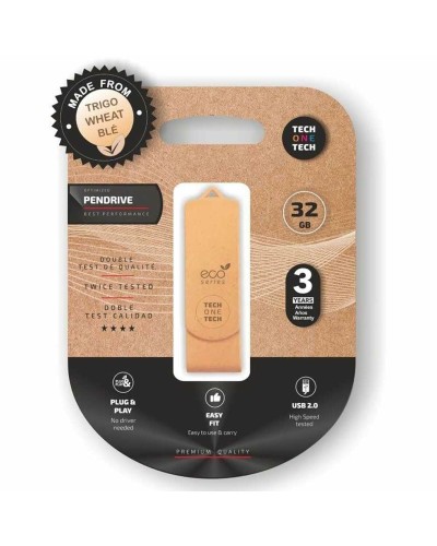 Tech One Ecotech USB-Stick 32GB - Umweltfreundlicher tragbarer Speicher
