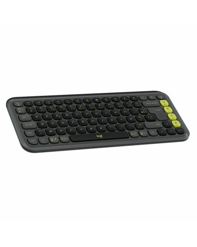 Trådlöst Tangentbord Logitech Pop Icon Keys Mörkgrå AZERTY
