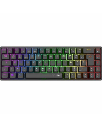 Gaming Tangentbord/ OR: Speltangentbord The G-Lab KEYZ TITAN Svart AZERTY
