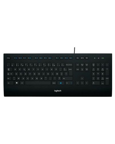 Näppäimistö Logitech K280E Musta Ranska AZERTY
