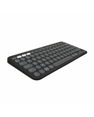 Clavier Bluetooth avec Support pour Tablette Logitech K380 Français Gris Graphite Gris foncé AZERTY