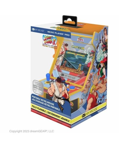Console de Jeu Portable My Arcade Micro Player PRO - Super Street Fighter II Retro Games