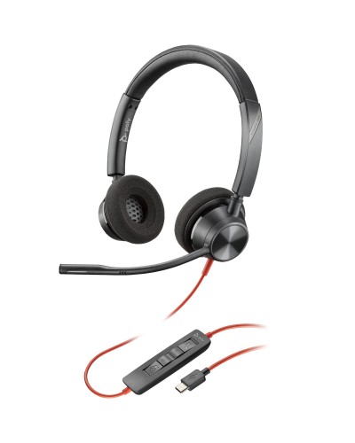 Casques avec Microphone HP Blackwire 3320 Noir