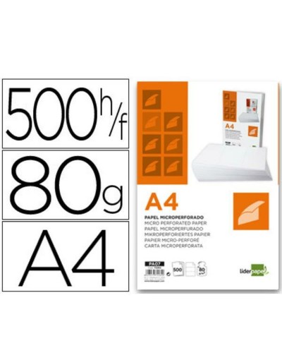 Étiquettes adhésives Liderpapel PA07 Blanc