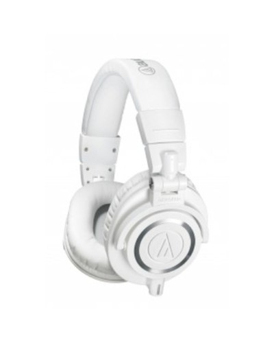 Diademhörlurar Audio-Technica Iberia ATH-M50XWH Vit