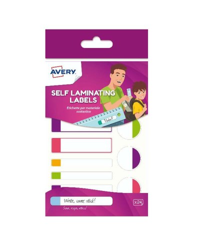 Printer Labels Avery APFLUO24-UK White