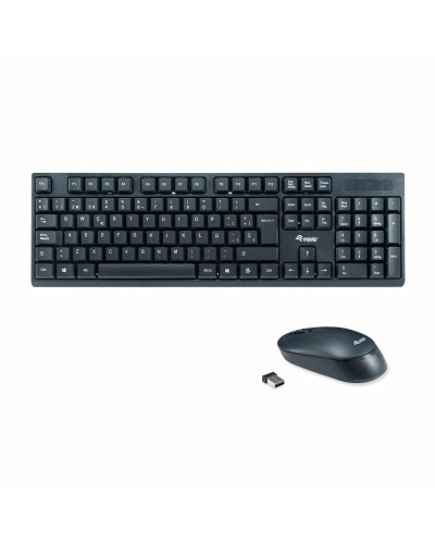 Clavier Equip 245221 Noir Espagnol Qwerty Espagnol