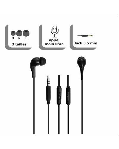 Headphones Energizer CIA6BK Black