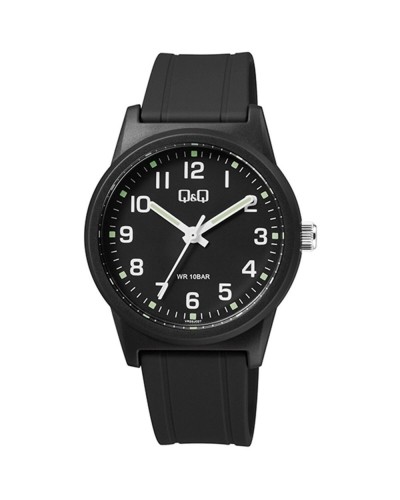 Q&Q Montre Unisexe Noire VR35J027Y - Diamètre 40/35mm - Économique & Élégante
