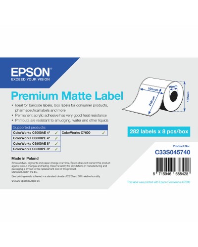 Etiquetas para Impresora Epson C33S045740